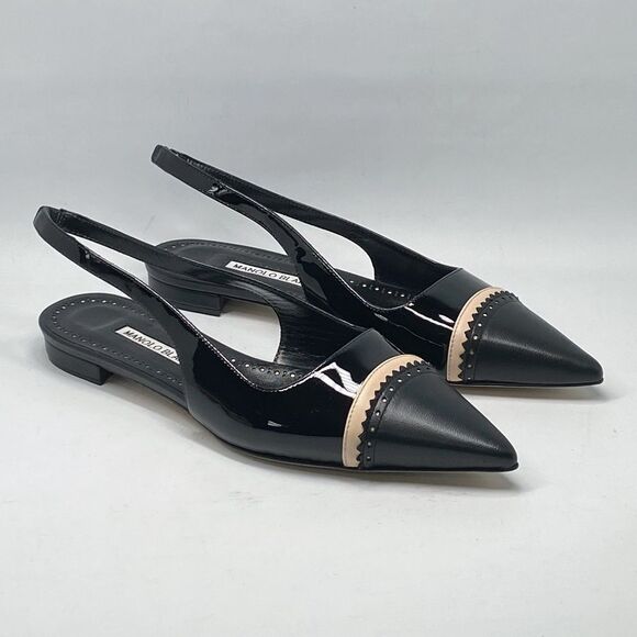 Manolo Blahnik Leather Slingback Flats size 36 - Picture 6 of 11